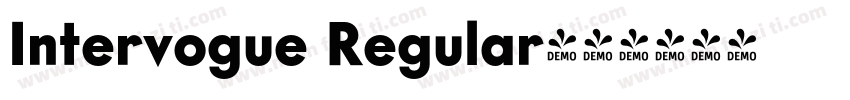 Intervogue Regular字体转换